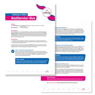 RadService-Box Aktionsvorlage Vorschau